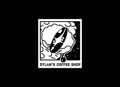 Dylan's Coffee Shop Logo branding dailylogochallenge logo