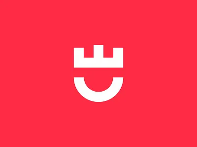 Smile Fort branding creative logo fort graphic design logo design minimalist logo smile