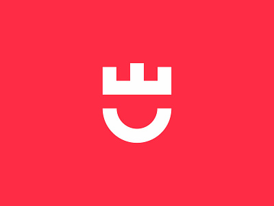 Smile Fort branding creative logo fort graphic design logo design minimalist logo smile