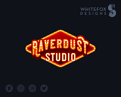 Raverdust Studio branding design logo sign theater theatre vector