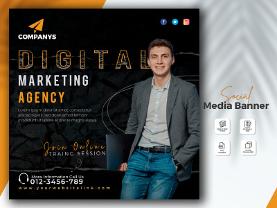 Marketing Agency Social Banner ad banner ad banner design template ashraful6400 banner design banner design for marketer facebook post banner fb post banner graphic design instagram post maketing flyer marketing banner marketing brochure marketing post banner marketing poster marketing social media banner media banner post banner social banner social media banner social post banner