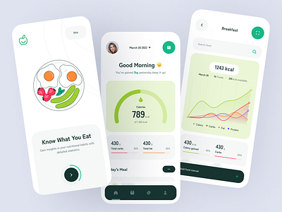 LifeFit - Healthy Diet Calory Counter App UI Kit app calory clean design diet fitness gumroad health healthy home ios mobile modern onboarding simple template ui ui8 uikit ux