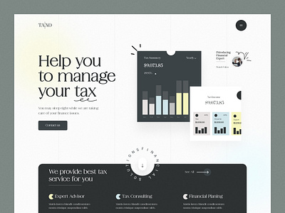 Tax consulting website design appui bestui consultingwebsite coporateweb design financeconsultingweb financeweb landing page design landingpage minimal modern design taxwebsite template trendywebdesign ui uiuxdesign webdesign webtemplate webtemplatedesign webui