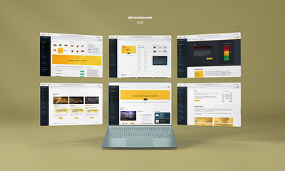 Chromozoom App design graphic design ui ux