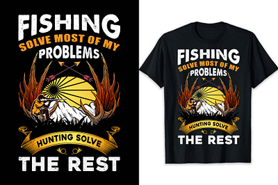 fishing hunting t shirt clothes t shirt design t shirt designer vintage design