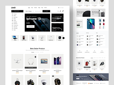 Electronic Store Website design digitalmarketing ecommerce ecommerce shop ecommercewebsite electronic gadget minimal onlineshop onlinestore shopping technology trendy design ui ui design ux web design webdeveloper website website design