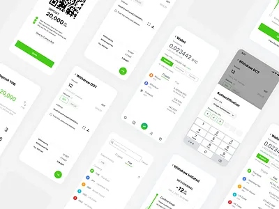 Crypto wallet crypto cryptocurrency finance ui
