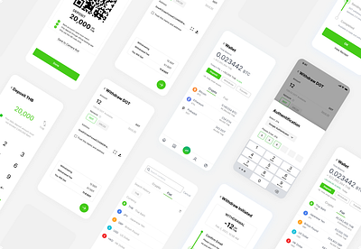 Crypto wallet crypto cryptocurrency finance ui