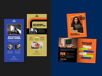 Monforte Studio – Newsletter & Style Guide brand guidelines branding design email email design email marketing graphic design logo newsletter newsletter design newsletters style guide type typography visual identity website design