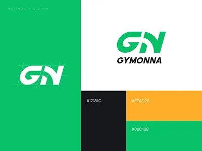 GYMONNA LOOG DESIGN branding graphic design logo