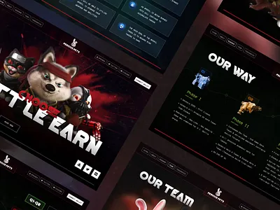 NFT Website Perilous Pets 3d animation bitcoin blockchain cryp cryptocurrency design ethereum landing page meta metaverse nft nftart token ui uidesign website
