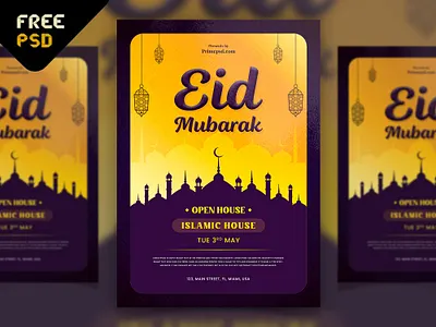 Eid Mubarak Flyer Free PSD creative flyer creative flyer psd creative psd eid eid flyer eid flyer psd eid mubarak eid mubarak flyer eid mubarak free flyer eid psd flyer flyer free psd primepsd ramzan mubarak