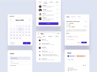 Upfly | UI components app components crm dashboard design desktop event input light minimalistic travel ui ui kit