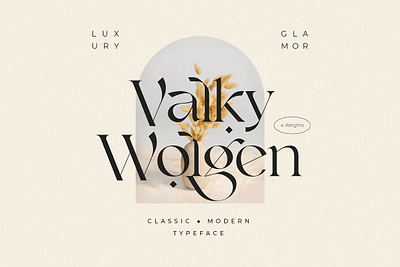 Valky-Wolgen Font branding design display display font font graphic design illustration logo serif typeface typography