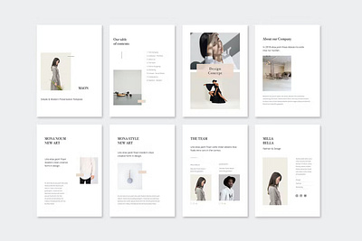 MAON - Vertical Powerpoint Template app branding creative design editorial illustration multipurpose pitch deck powerpoint ppt presentation template ui