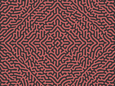 Concentric Squares Turing Pattern (Rose Gold) abstract abstract art alan turing concentric copper generative generative art morphogenesis natural nature organic pattern design patterns pink gold reaction diffusion rose gold square square shaped squares turing pattern