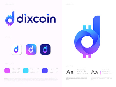 Branding logo design for dixcoin a b c d e f g h i j k l m n b logo brand brand identity branding brandmark d logo design identity letter logo logo logo designer logodesign logotype mark minimal monogram print symbol typography