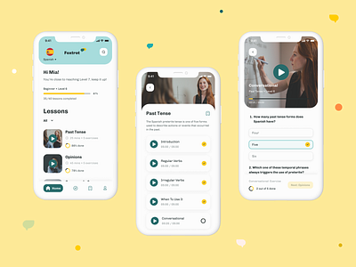 Foxtrot - App Design agency app design product design ui ux