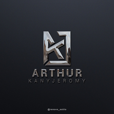 Logo AKJ 3d branding business company design fashion graphic design icon illustration lenovoestilo logo logotype logotypebusiness logotypecompany newlogo realestate renovoestilo style typography vector
