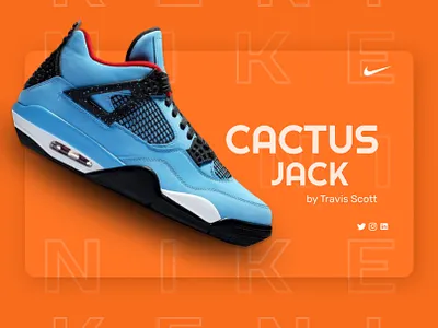 Nike Promo Landing app branding design figma mobile ui ux web