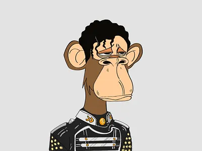 Musical ape club illustration nft