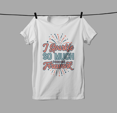 4th July Firework T Shirt 4th july clothing design design firework sparkale tee teespring tshirt