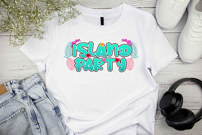 Island Party T Shirt beach clothing design design illustration island party tee teespring tshirt