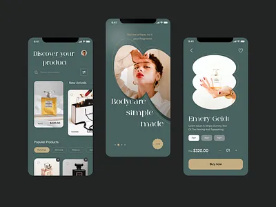 Beauty Mobile UX beauty cart design hogoco home screen mobile mobile app mobile design product design product page splash ui ui ux uiux designer ux