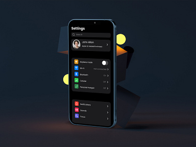 Daily UI #007 | Settings Page dailyui dailyuichallenge dailyux design ui ux