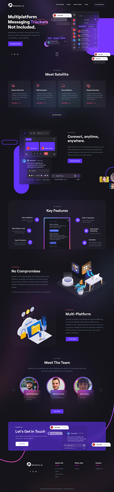 Satellite.im design typography ui