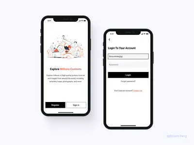 Mobile App Sign Up Screens app design mobile mobile app design sign up ui uiux ux