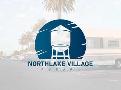 RV PARK | LOGO DESIGN branding car design graphic design identity logo logo design park rv rv park truck vector