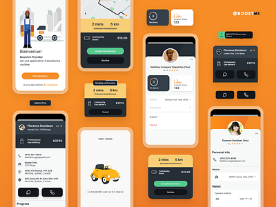 Boostmi - Provider & Design System branding design system illustration ui ux ux design