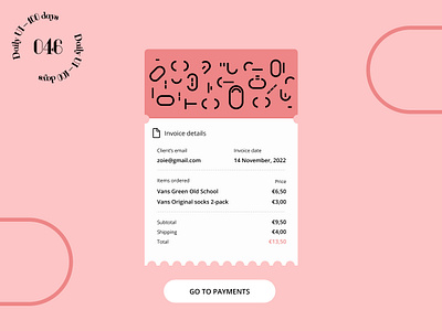 Daily UI #046 - Invoice daily 100 challenge daily ui invoice ui