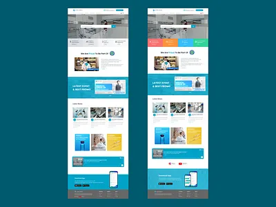 National Hospital Surabaya branding companyprofile ui
