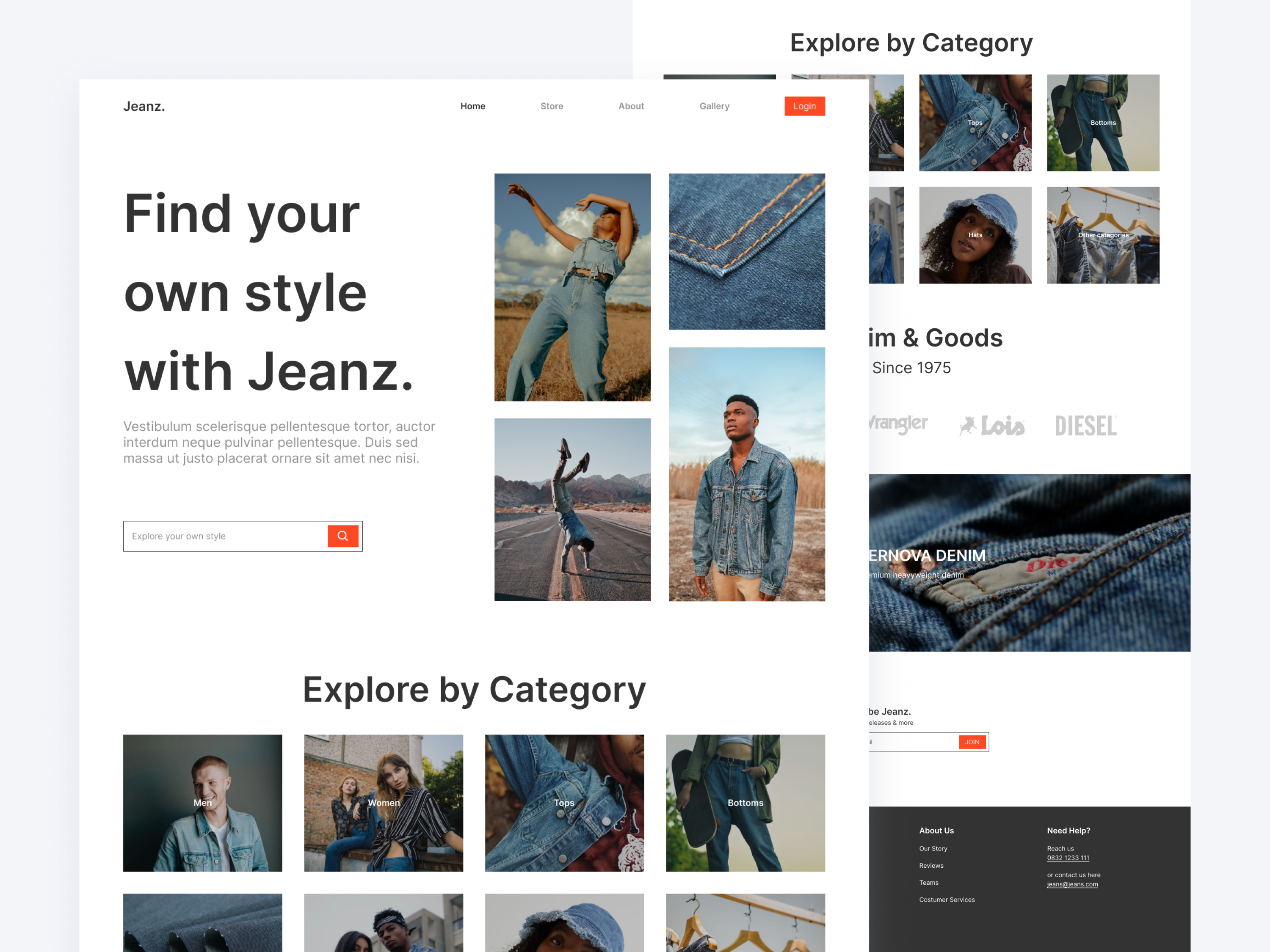 Example of I'll Make You Clean UI/UX Website