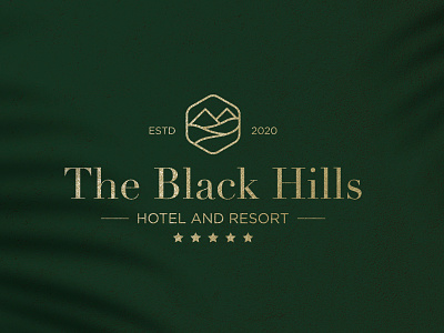 Branding concept for "The Black Hills hotel and resort" brand designer brand identity branding corporate identity hotel hotel brand hotel logo hotel marketing logo designer logo ideas logo maker mockup mockup design resort resort life resort logo restaurant restaurant logo