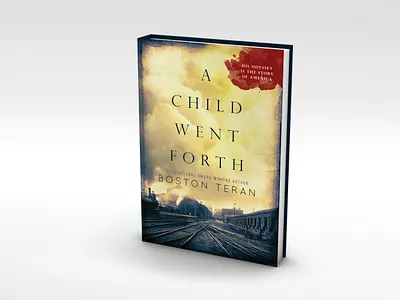 A Child Went Forth book book cover branding design layout photo manipulation photography typography