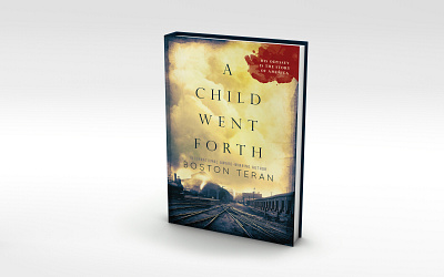 A Child Went Forth book book cover branding design layout photo manipulation photography typography