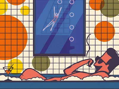 Szczęście w mieście x poster branding design doodles illustration print typography vector vintage