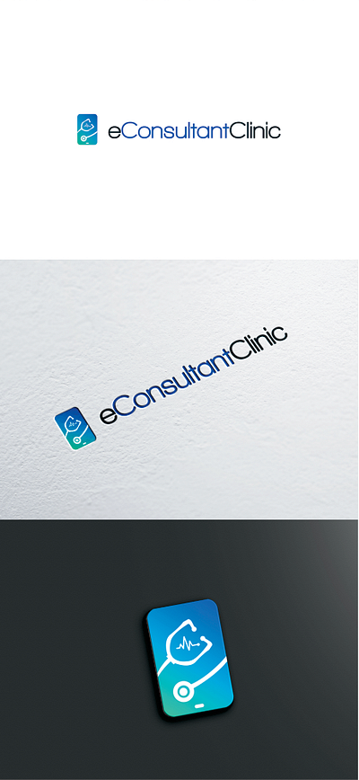 E Consultant Clinic Logo Design branding graphic design logo