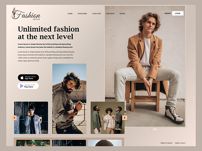 eCommerce Website Homepage! adobe xd design ecommerce fashion design graphic design homepage homepage design illustration illustrator illustrator design landing page main page mens fashion photoshop poster design ui ui design user experience user interface website design