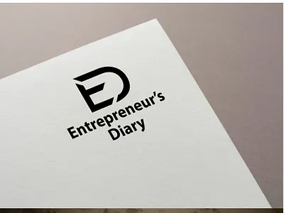 Entrepreneur's Diary Logo Design branding graphic design logo