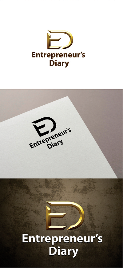 Entrepreneur's Diary Logo Design branding graphic design logo