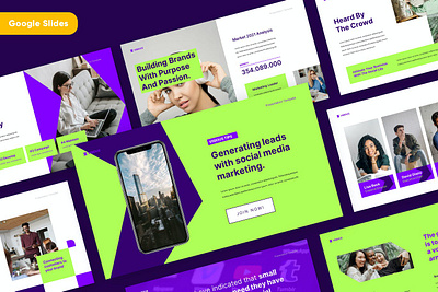 Free VISIOUS Multipurpose Template clean colorful company corporate design google slides keynote modern multipurpose multipurpose template photography pitch deck portfolio powerpoint studio template unique web design web development website