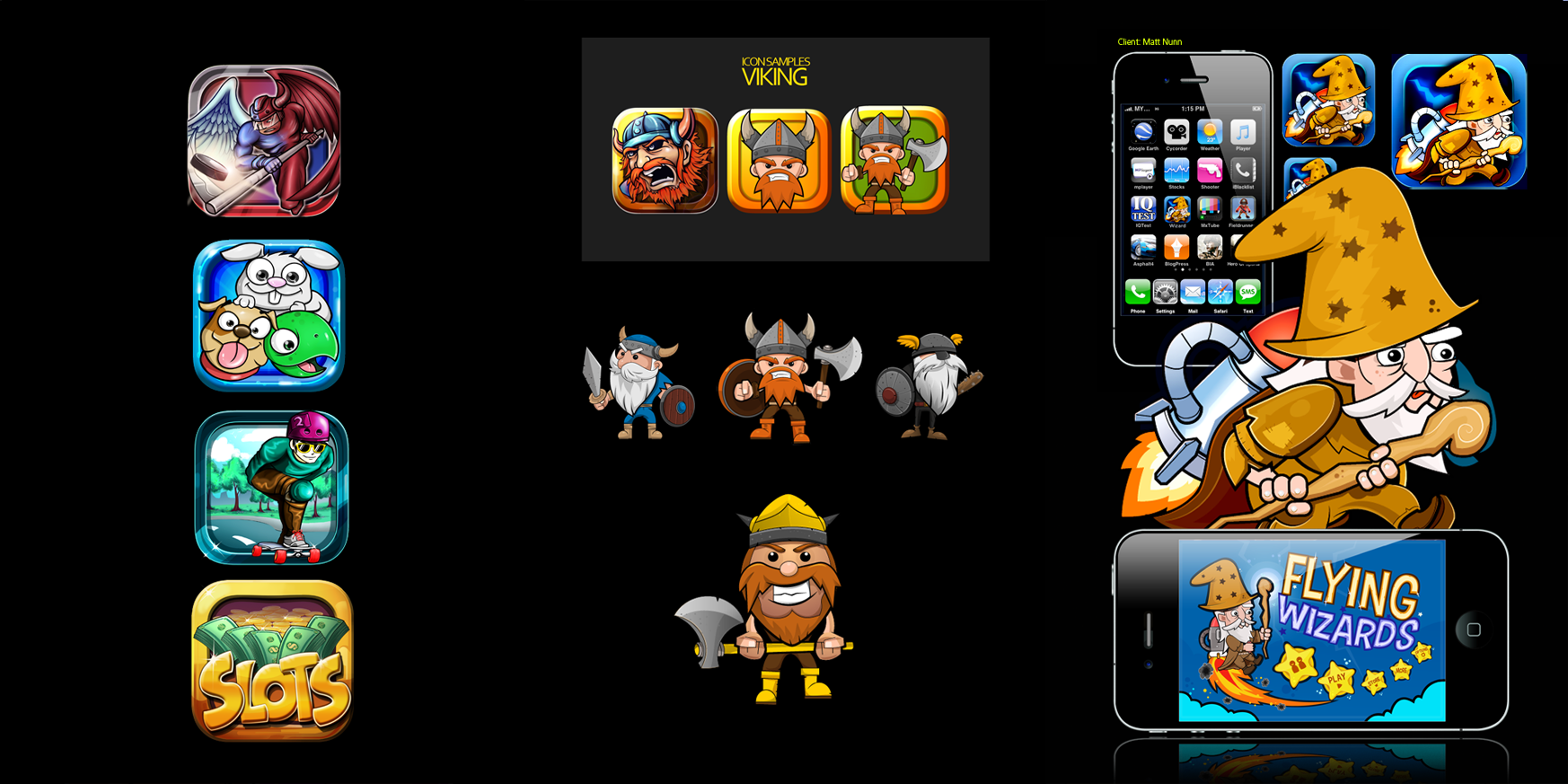 Example of Mobile Games Icons
