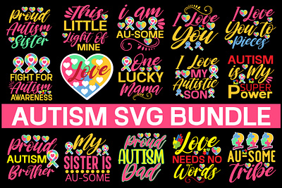 Autism svg bundle