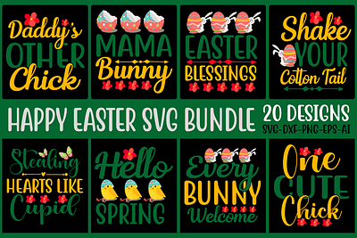 Happy easter svg bundle