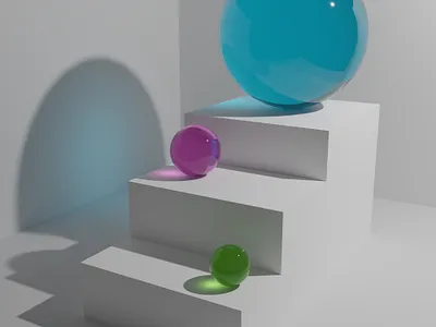 Glass-Balls 3d abstract app branding design illustration logo lowpoly render typography ui ux vector