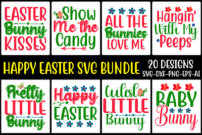 happy easter svg bundle
